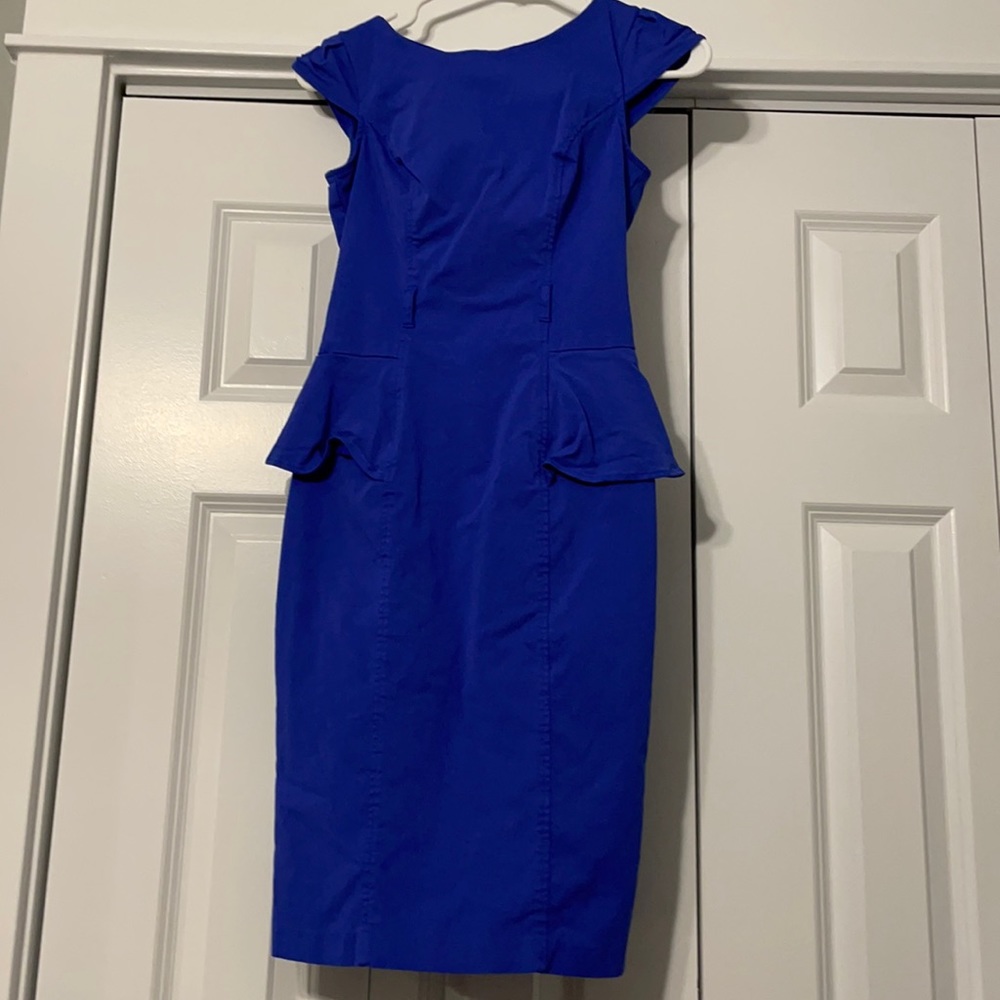 XOXO Vintage style Cap Sleeve Peplum Dress. 3/4